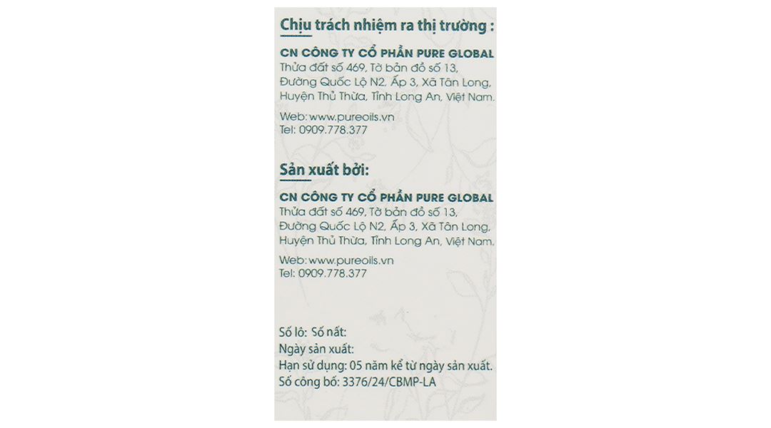 Dầu mù u M.U.U hỗ trợ làm lành vết bỏng, vết thương hở, côn trùng cắn chai 50ml - 13